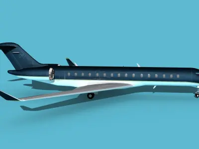 Bombardier Global 7000 V15 3D model