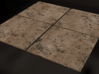 SPOILED OLD WOOD Free 3D model