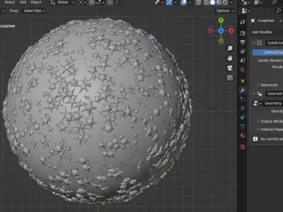 Starfish Variety Pack 2 Low-poly 3D model