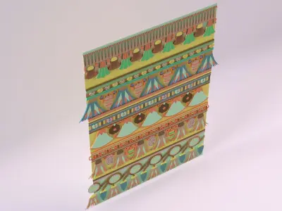 Egyptian Symbols - 050 Low-poly 3D model