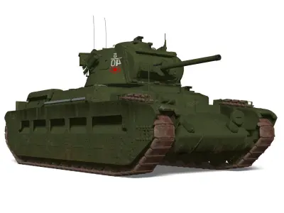 Mark II Matilda II Mk III IV 3D model