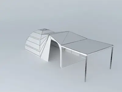 Jet Tent by OZ tent Free 3D model