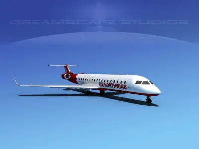 Bombardier CRJ900 Air Northwind 3D model