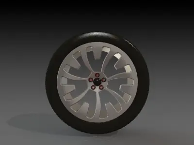 Car Wheel SUV 3D model