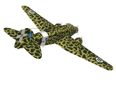 Savoia-Marchetti SM 81 Pipistrello 3D model