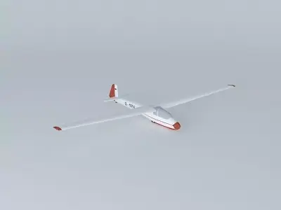 Schleicher K7 Rhoenadler 3D model