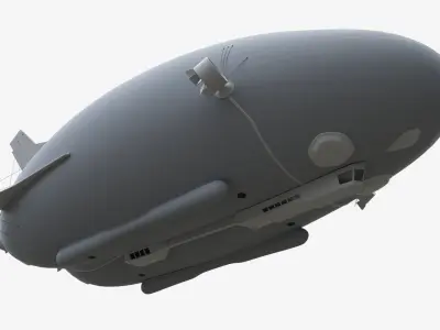 Hybrid Air Vehicle Airlander 3D model
