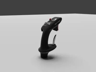 Stick for fighter jet  3D model
