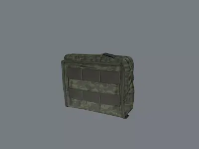 Utility pouch Low-poly 3D model