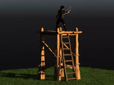 Archer Tower - Clash of Clans 3D model