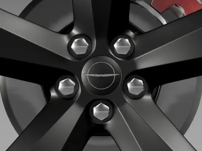 Chrysler 300S wheel 3D model