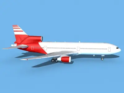 Lockheed L-1011 TriStar Corporate 4 3D model