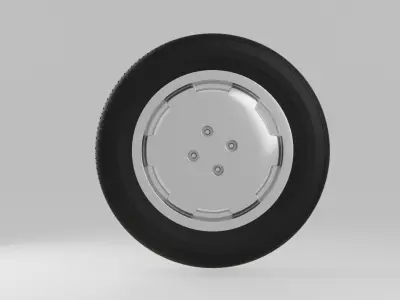 Audi 80 B3 1986 Wheel 3D model