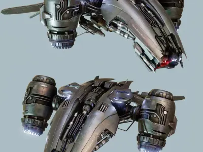 Drone Low-poly 3D model