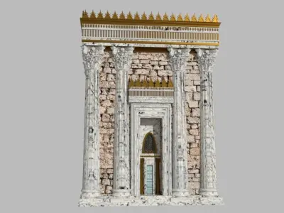 Herods Temple - Old Decrepit Version 3D model