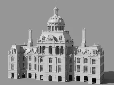 Grand palace 3D model