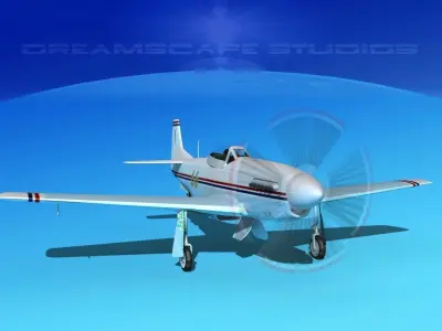 P-51 Mustang Sport V13 3D model