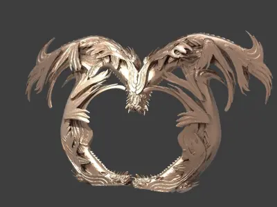 Ocean Dragon arch  3D model