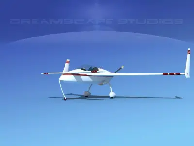 Rutan VariEze V05 3D model