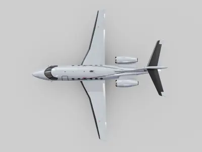 pilatus pc 24 Low-poly 3D model