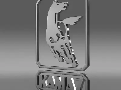 Kamaz new logo 3D model