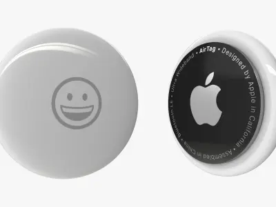 Apple AirTag Emoji Smile 3D model