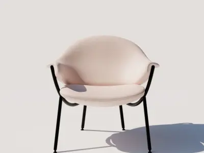 F-DS chair 1 murano design Free 3D model