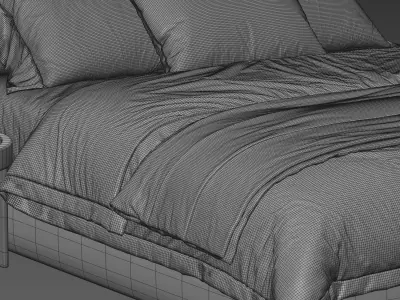 Alberta Laguna Bed 3D model