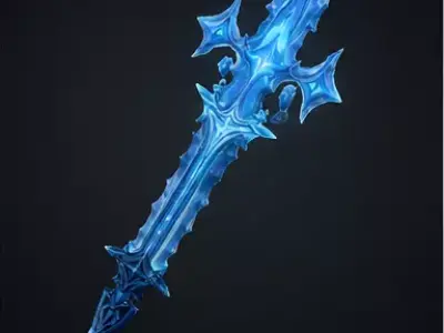 Glacial Wrath Low-poly 3D model