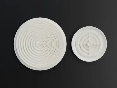 air conditioner round vent cover Free 3D model