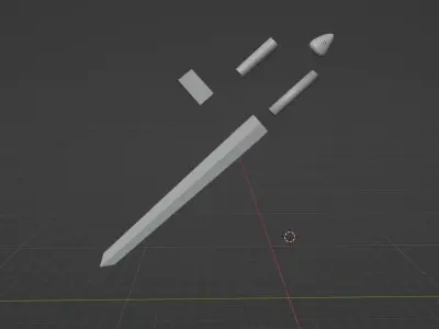 Roman Spatha Short Sword Free low-poly 3D model