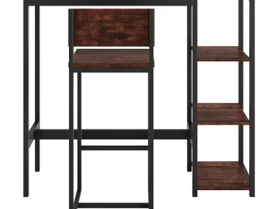 Berkeley Bar Counter Brooklyn Bar Stool Free 3D model