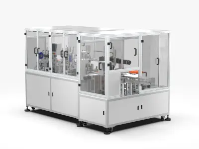 Automatic Rotor Micro Motor Polishing Integrated Machine 3D model