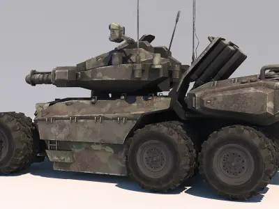 tank military 3D model