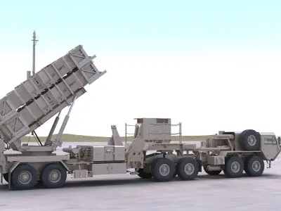 Patriot  M901 Launching Station 3D model