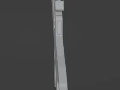 M26 raw model Free low-poly 3D model