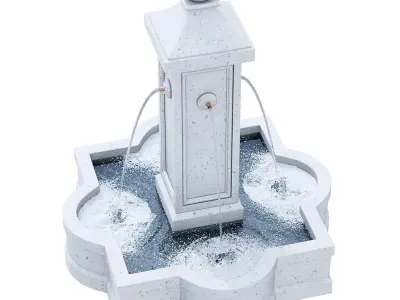 Campania - Provence Fountain 3D model