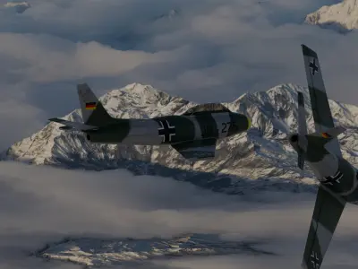 CL-13 Sabre Low-poly 3D model