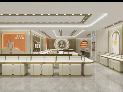 jewelry store Low-poly 3D model