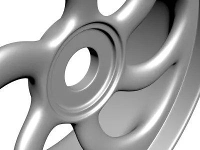 Car Rim Wheel 3D model