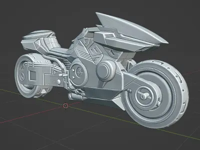 Cyberbike 3D print model