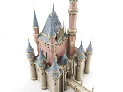 Fantasy Castle 3D model