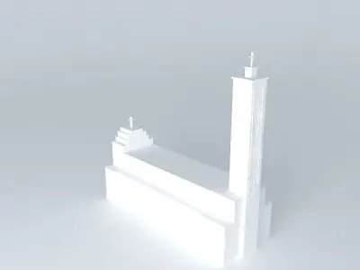 Christs Resurrection Church Free 3D model
