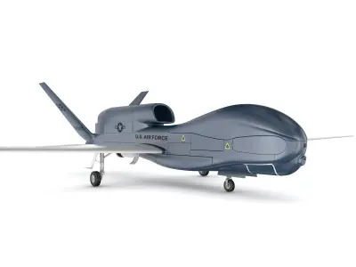 Northrop Grumman RQ-4 Global Hawk Aircraft 3D model