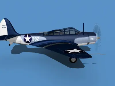Douglas TBD-1 Devestator V20 3D model