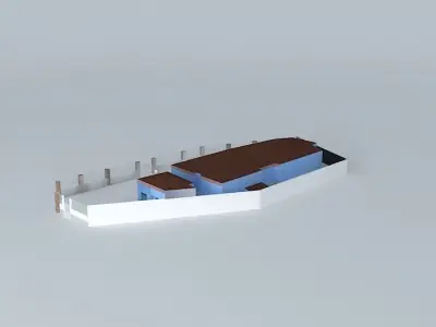 Colegio Publico Holy Christ of the Calvary Free 3D model