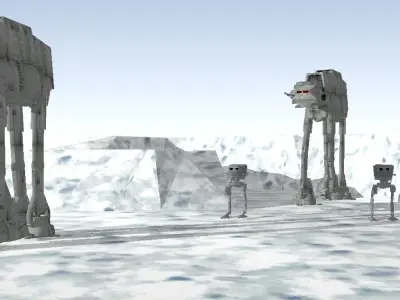 Star Wars Hoth imperial troop Free 3D model