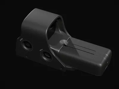 Eotech 512 Scope Low-poly 3D model