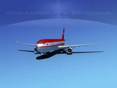 Airbus A330-300 LTU 3D model