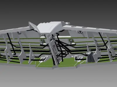 P-51 B-D  details models 1-72 Wheel bay 3D print model